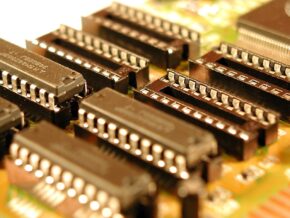 generic IC/electronic chips, no brand visible